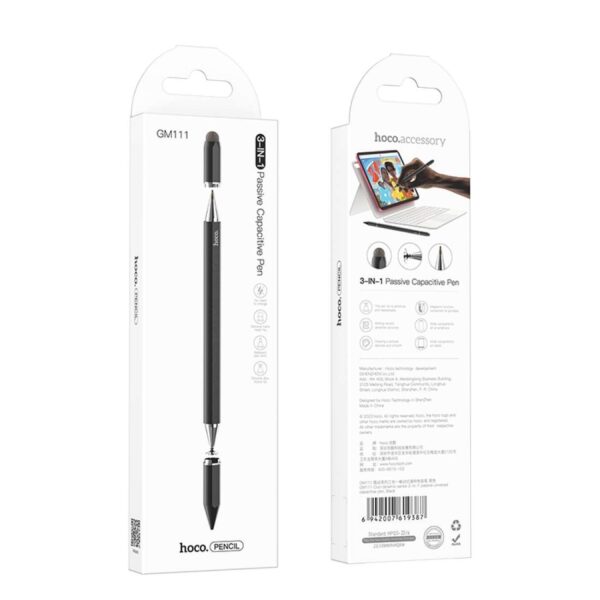 GM111 Cool dynamic series 3-in-1 passive universal capacitive pen