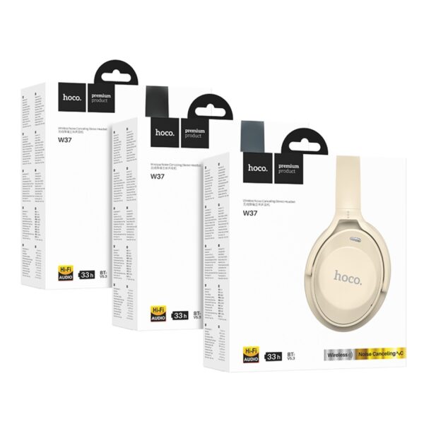 W37 Sound Active Noise Reduction BT headset