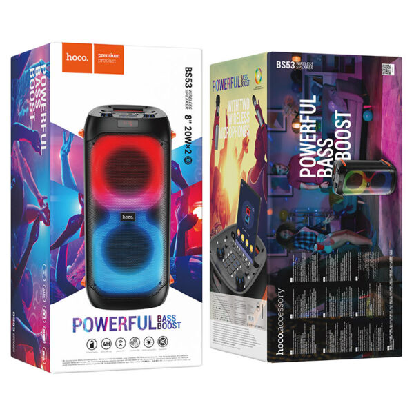 BS53 Manhattan wireless dual mic outdoor BT speaker