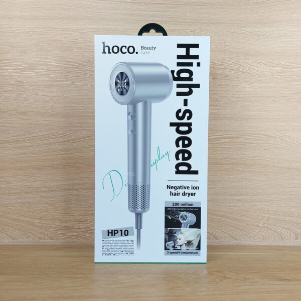 HP10 high-speed negative ion hair dryer with digital display(EU)
