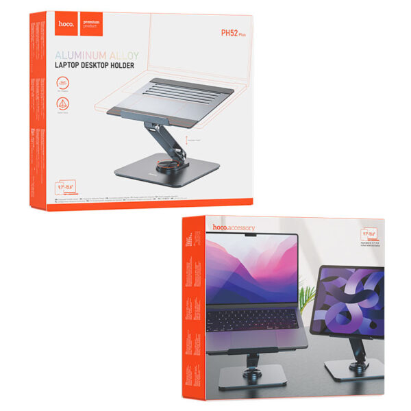 PH52 Plus Might metal rotating laptop holder