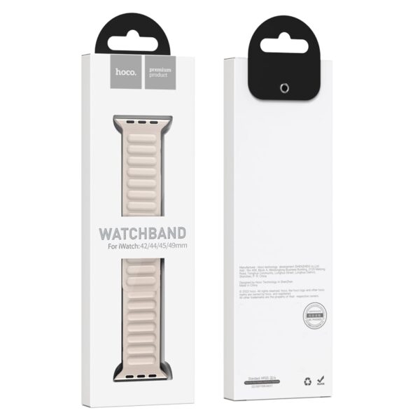 WA21 Flexible series second-generation chain magnetic silicone strap for iWatch(38/40/41mm)