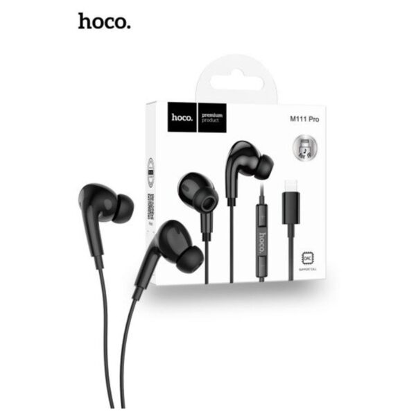 HOCO M111 PRIMERO DIGITAL HEADSET IP BLACK - Image 4