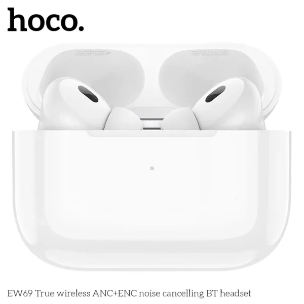 HOCO EW69 TRUE WIRELESS ANC+ENC NOISE CANCELLING BT HEADSET - Image 3