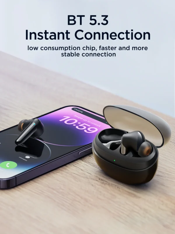 JOYROOM JR-BB1 TRUE WIRELESS ENC EARBUDS-WHITE - Image 3
