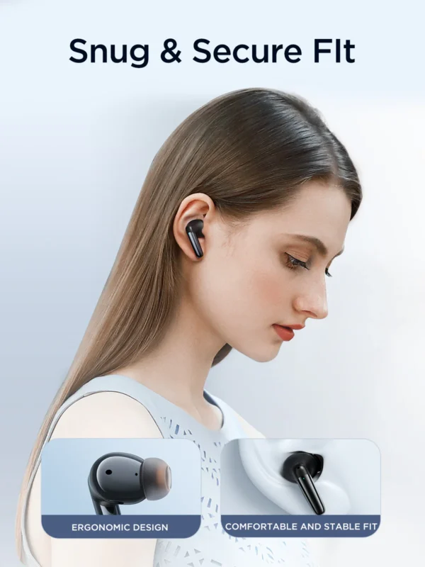 JOYROOM JR-BB1 TRUE WIRELESS ENC EARBUDS-WHITE - Image 4