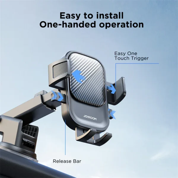 JOYROOM JR-OK6 CAR PHONE MOUNT-BLACK - Image 4