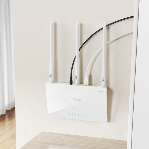 HOCO HI30 WIFI4 WIRELESS ROUTER (EU) - Image 4