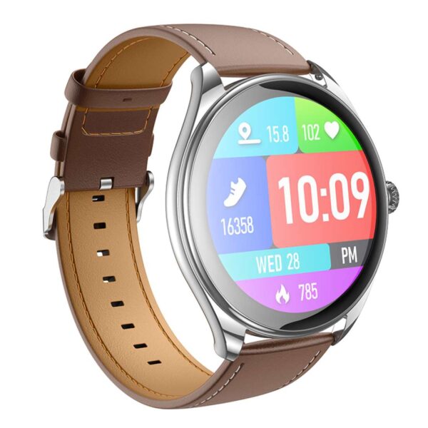 HOCO Y22 AMOLED SMART SPORTS WATCH (CALL VERSION) SILVER - Image 6