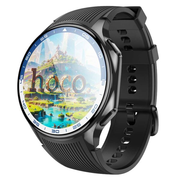 HOCO Y24 AMOLED SMART SPORTS WATCH (CALL VERSION) BLACK - Image 5