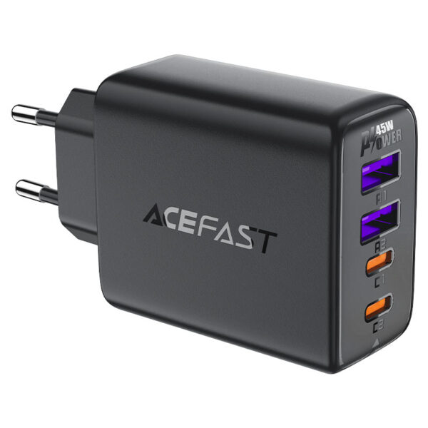 ACEFAST A61 PD45W GAN (2*USB-C+2*USB-A)CHARGER (EU)