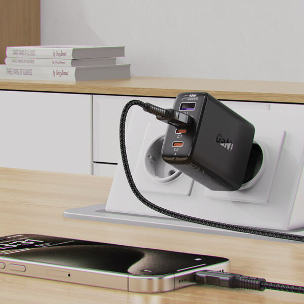 ACEFAST A61 PD45W GAN (2*USB-C+2*USB-A)CHARGER (EU) - Image 2