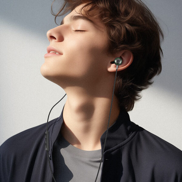 ACEFAST L5 USB-C IN-EAR WIRED EARPHONES WITH MIC BLACK - Image 4