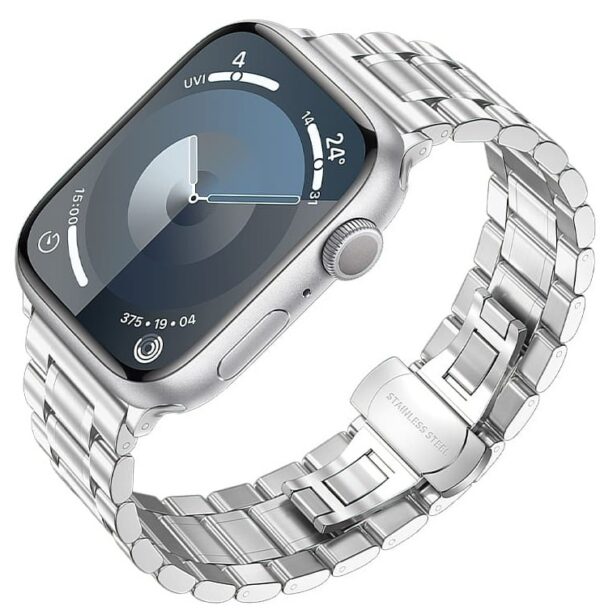 HOCO IWATCH WA32 GRAND SERIES FIVE-BEAD STEEL STRAP(42/44/45/49 MM) - Image 2