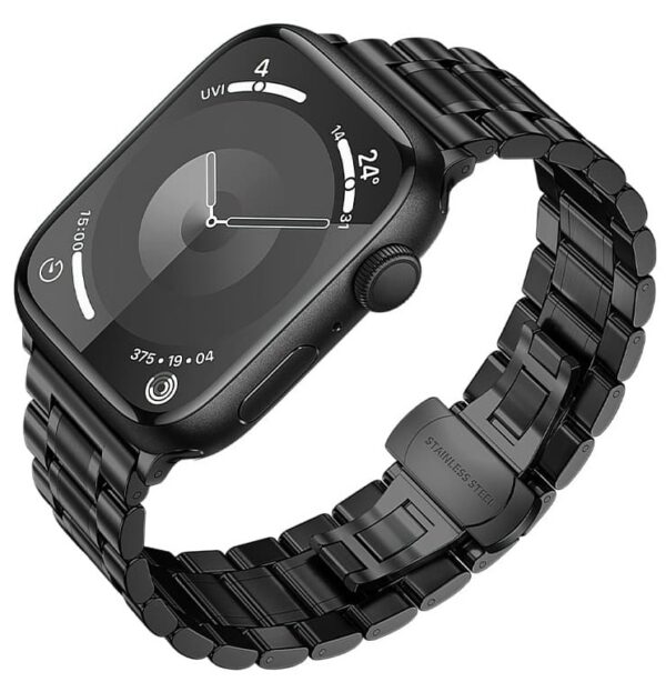HOCO IWATCH WA32 GRAND SERIES FIVE-BEAD STEEL STRAP(42/44/45/49 MM) - Image 4