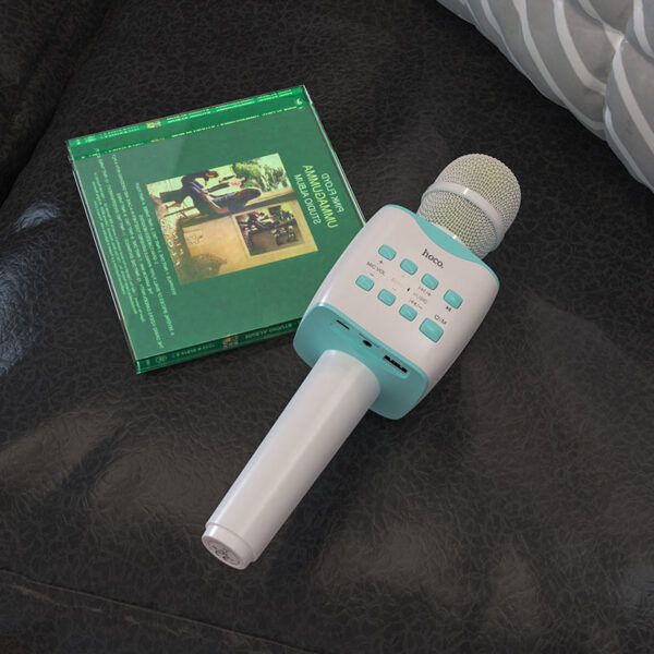 HOCO BK5 KARAOKE MICROPHONE BLUE - Image 4