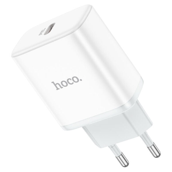 HOCO C104A STAGE SINGLE PORT PD20W CHARGER SET(C TO IP) (EU) - Image 4