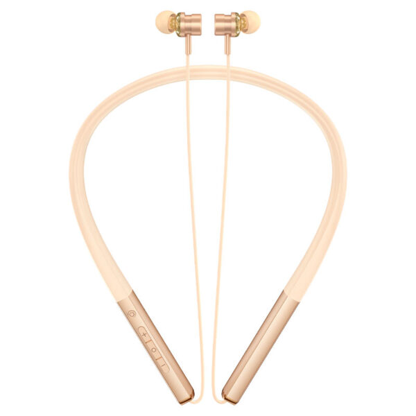 HOCO ES71 PLATINUM NECK-MOUNTED BT HEADSET GOLD - Image 4