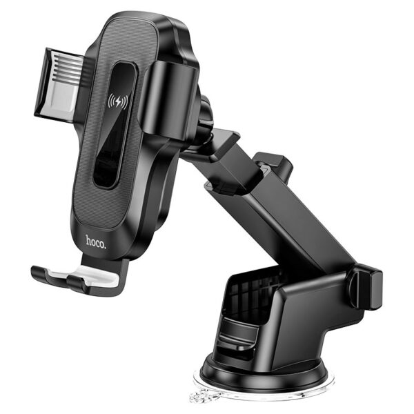 HOCO HW3 WISE AUTOMATIC INDUCTION WIRELESS FAST CHARGING CAR HOLDER (CENTER CONSOLE)