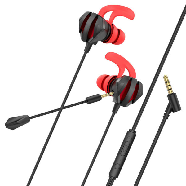 HOCO M105 SHARP WIRE CONTROL GAMING EARPHONES WITH MICROPHONE - Image 7