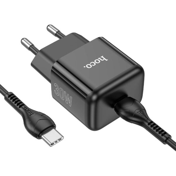 HOCO N32 GLORY PD30W SINGLE PORT CHARGER SET (TYPE-C TO TYPE-C)(EU) - Image 2
